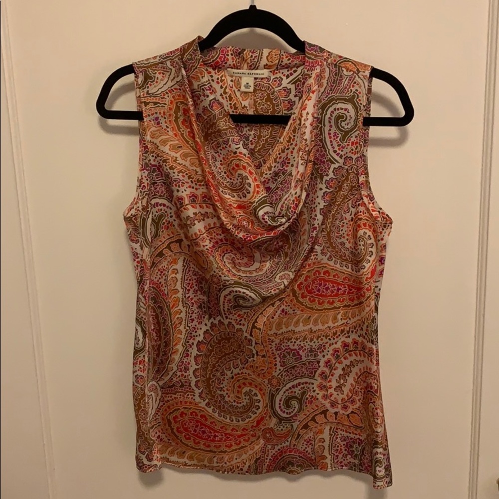 Banana Republic sleeveless blouse